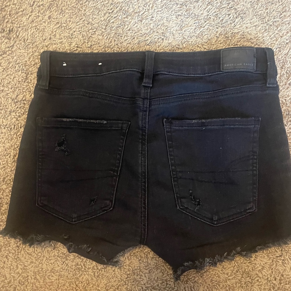 American eagle next level high wasted jean shorts size 4